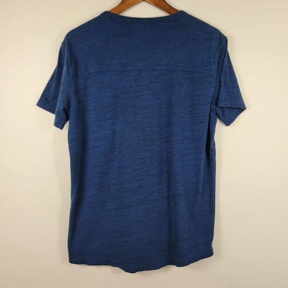 American Eagle Men's Medium Bundle of 2 Short Sleeve T Shirts Blue Gray - Picture 4 of 11